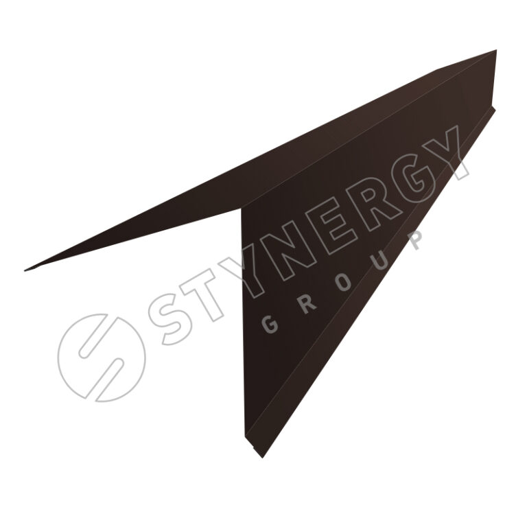 Конек односкатной кровли 190х170 CORUNDUM50® RAL 8017
