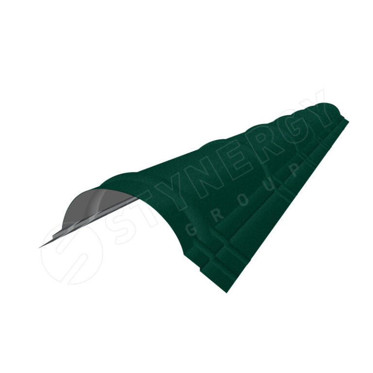 Конек полукруглый большой R 110 Rooftop Бархат® RAL 6005